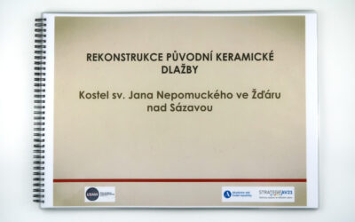 Obrazová publikace:  „Rekonstrukce původní keramické dlažby. Kostel sv. Jana Nepomuckého ve Žďáru nad Sázavou“